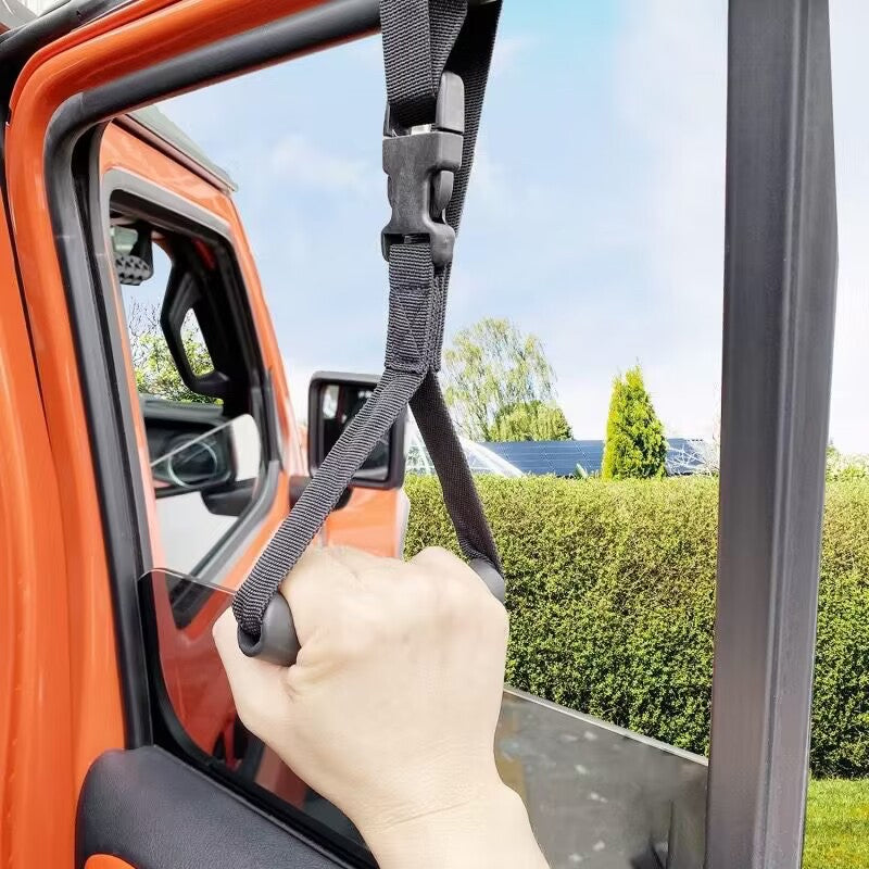 2Piece Car Door Handle Assist Straps, Non-Slip Mobility Aids For Seniors & Disabled