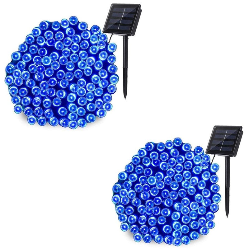 2 X Solar String Lights 100 LED 12M Decorative Lamp for Christmas