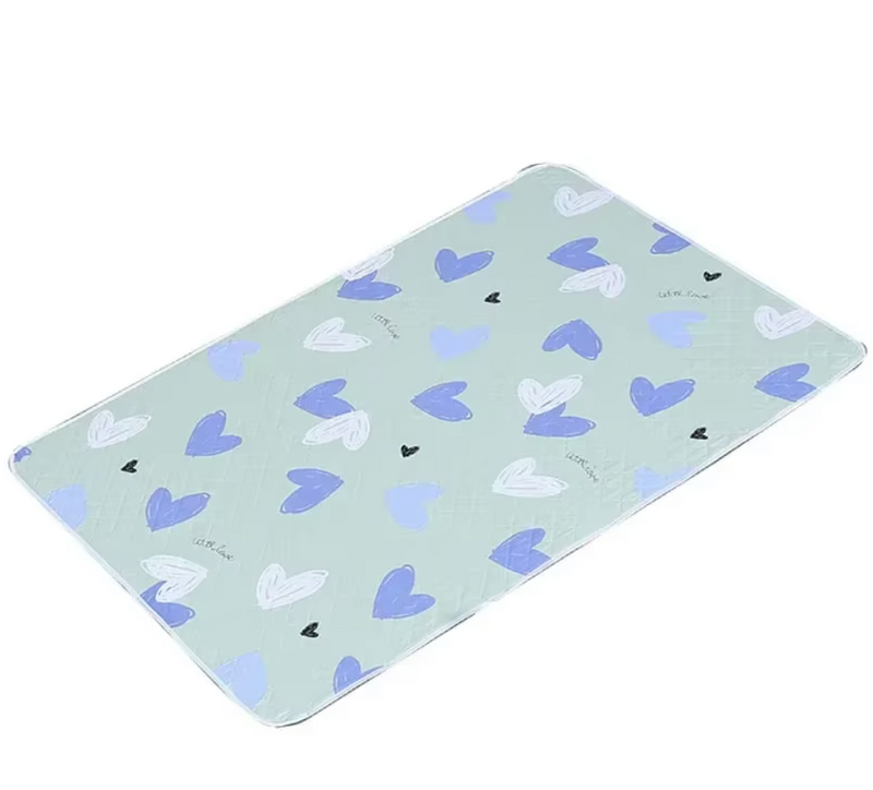 Cute Waterproof Washable Mattress Urine Mat for Baby Toddlers Cartoon Bed Protector