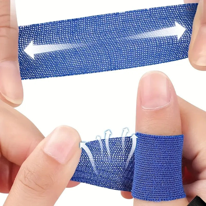 50Piece Self-Adhesive Finger Bandages, Elastic Sports Tape For Thumb Protection