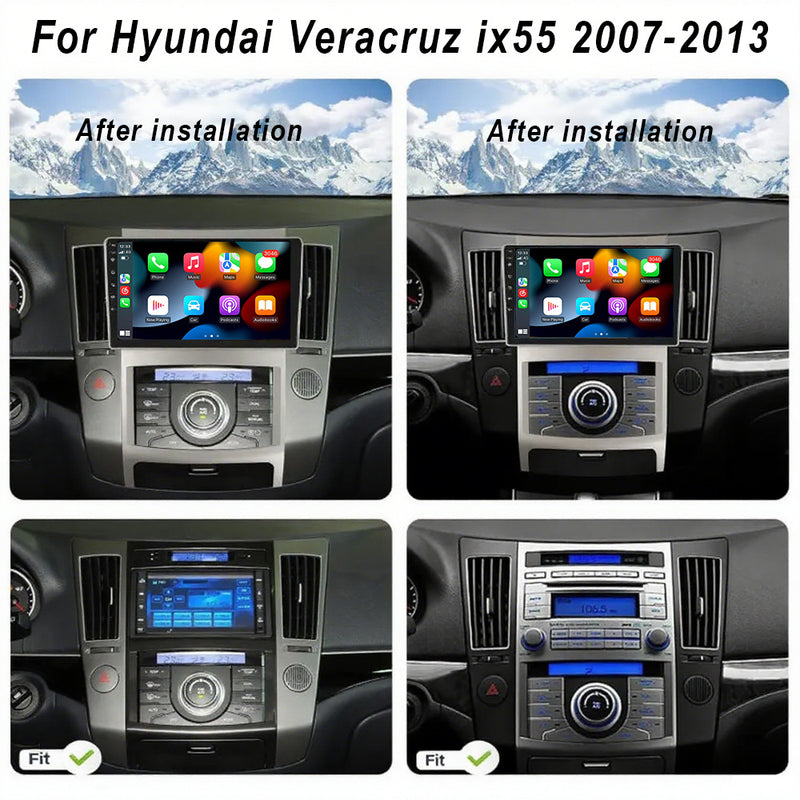 RoverOne Car Stereo Radio Bluetooth CarPlay GPS Navigation for Hyundai Veracruz ix55 2006 - 2015