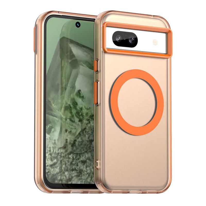Phone Case for Google Pixel 8A, Compatible with Magsafe, Shockproof Magnetic Case Cover