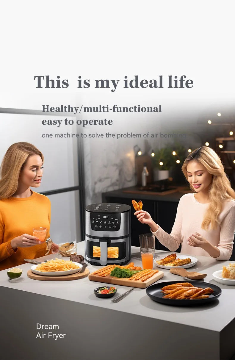 Smart Air Fryer Electric visual window 5L