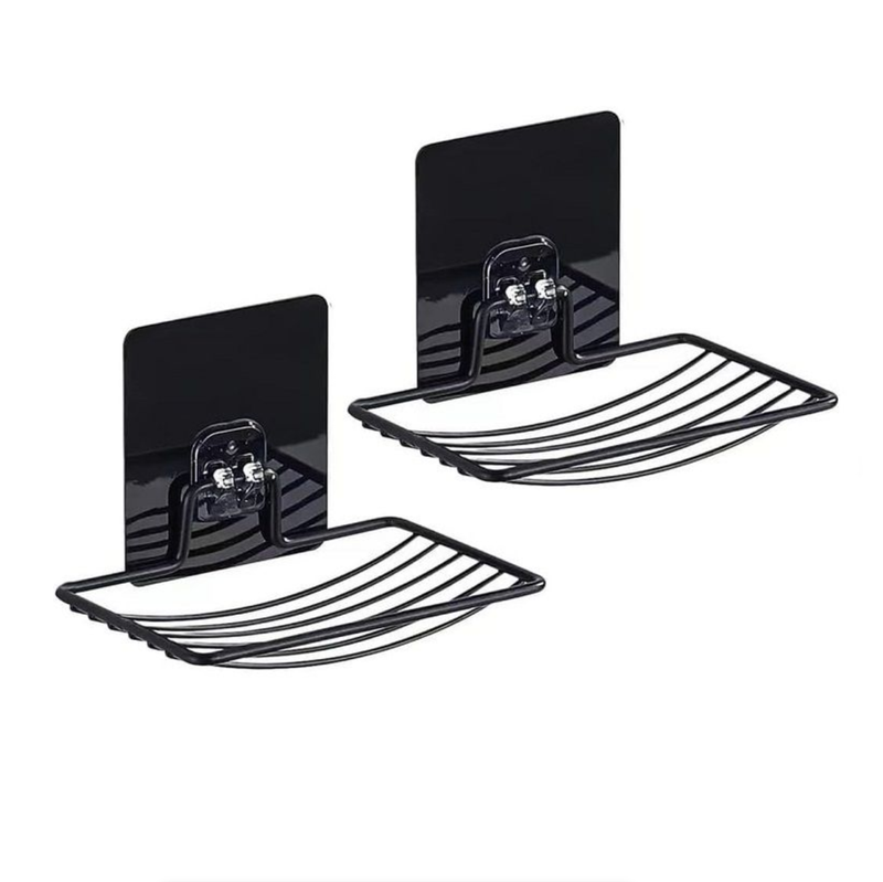 IPSTYLE Soap Holder Adhesive Soap Dish Strong Rust proof Soap Rack 2PCS
