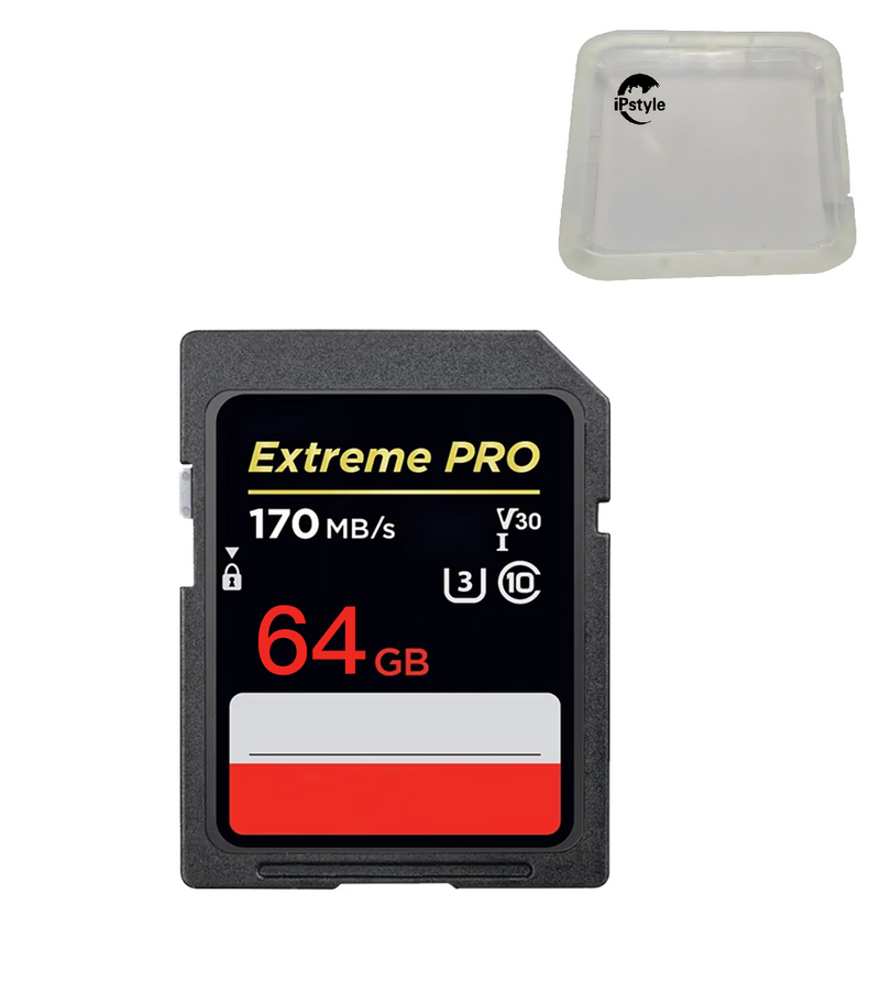 Extreme PRO SD Card 32GB 64GB 128GB Flash Memory Card for Camera