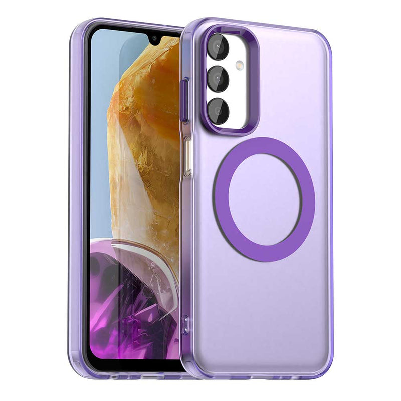 Phone Case for Samsung Galaxy M55S 5G, Compatible with Magsafe,Shockproof Magnetic Case Cover