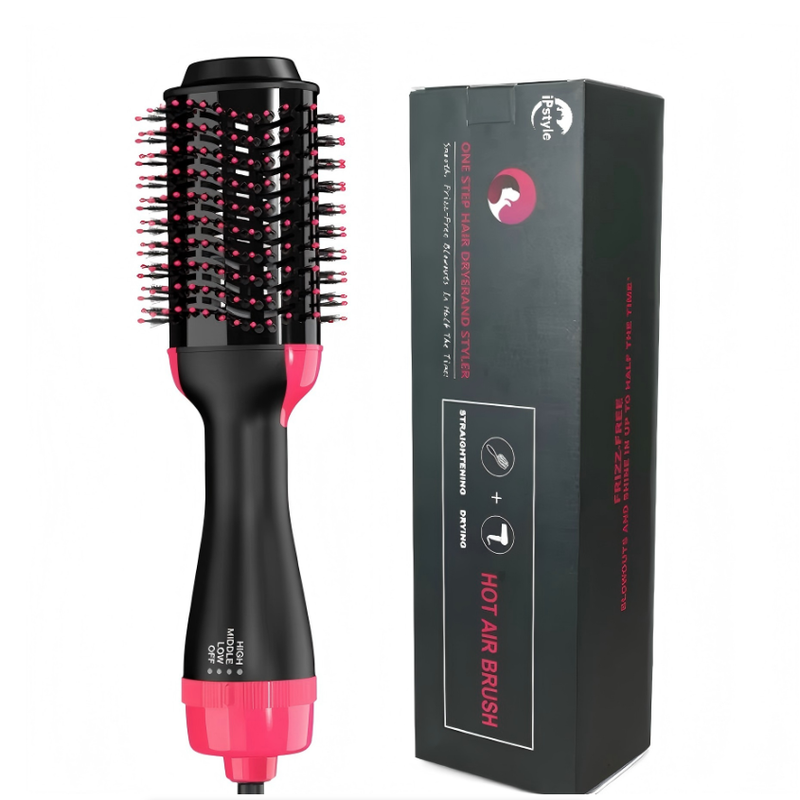 3 IN 1 Air Brush One-Step Hair Dryer Blow Dryer Brush Professional 1000W
