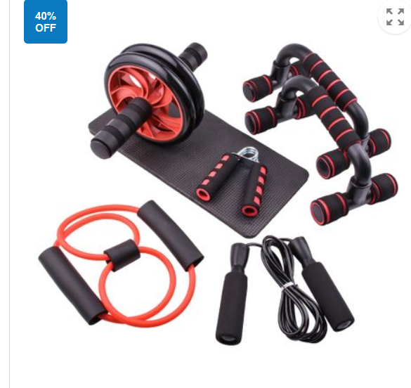 7 Piece Portable Fitness Set