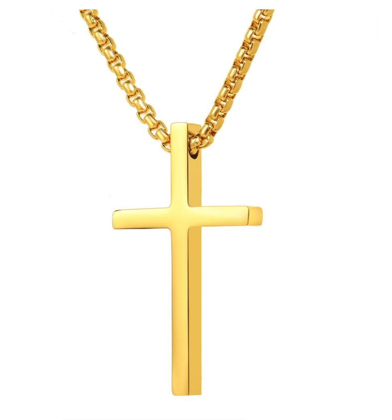 Cross Necklaces Pendants Male faith necklace cross charms