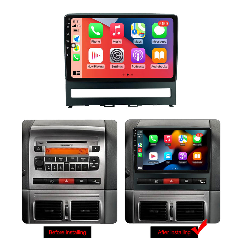 RoverOne Car Stereo Radio Bluetooth CarPlay GPS Navigation for Fiat Perla Albea Siena Palio 2004 - 2012