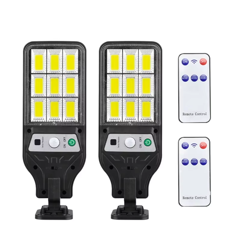 Outdoor Solar Lights Garden Wall Courtyard Path Lighting Motion Sensor 2 PCS