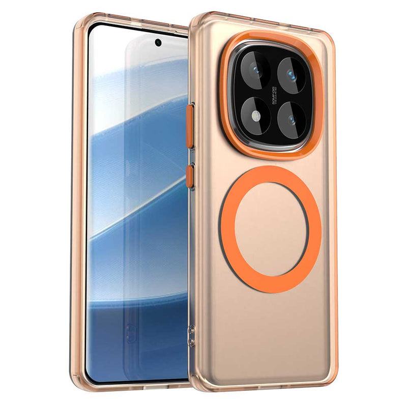 Phone Case for Xiaomi Redmi Note 14 Pro 4G, Compatible with Magsafe, Shockproof Magnetic Case Cover