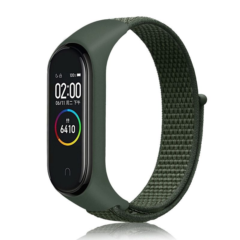 Nylon Weave Watch Strap Compatible with Xiaomi Mi Band 7