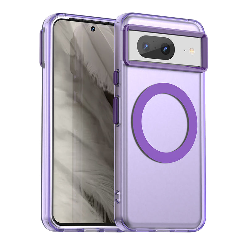 Phone Case for Google Pixel 8, Compatible with Magsafe, Shockproof Magnetic Case Cover