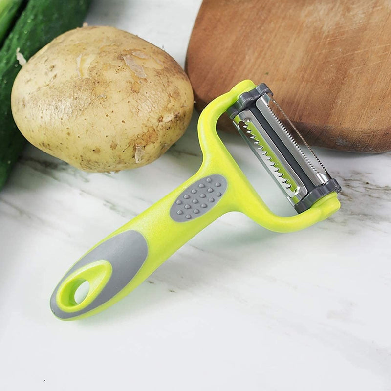 3-in-1 Rotatable Vegetable Peeler | Julienne Slicer & Potato Peeler for Kitchen