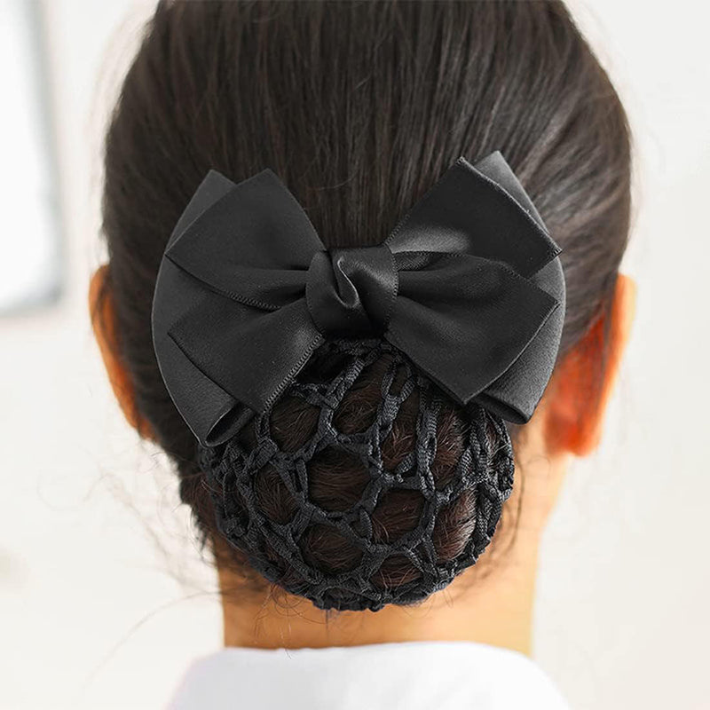 Woman Braided Bun Hair Nets, Vintage Snoods For Nurses & Dancers