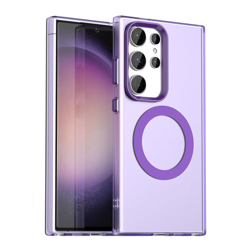 Phone Case for Samsung Galaxy S24 Ultra, Compatible with Magsafe,Shockproof Magnetic Case Cover