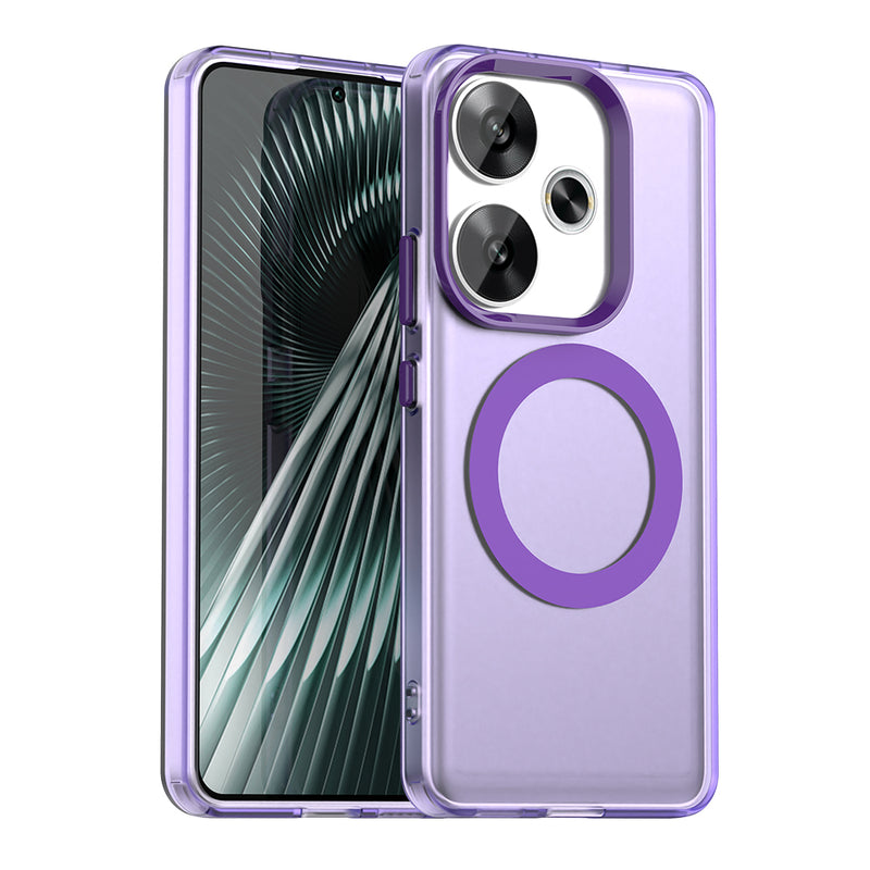 Phone Case for Xiaomi Redmi Turbo 3 5G, Compatible with Magsafe, Shockproof Magnetic Case Cover