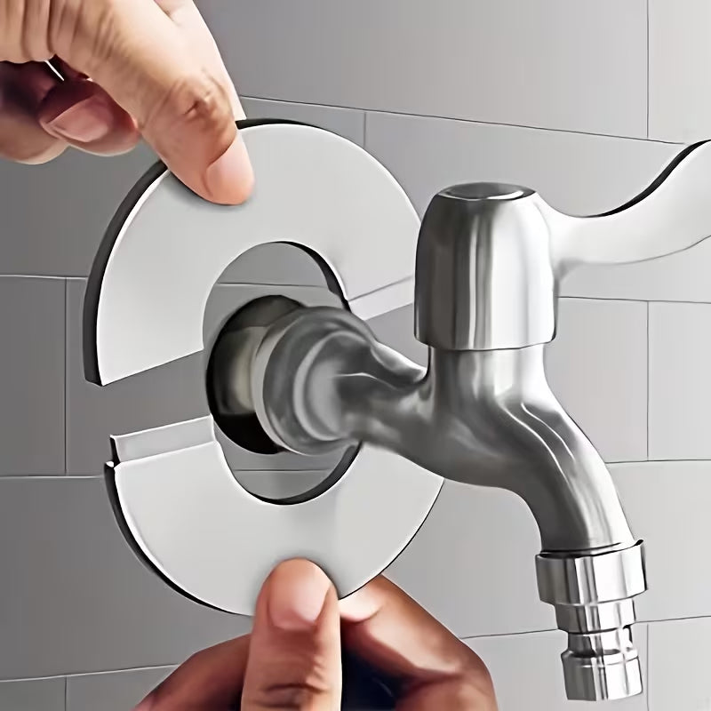Stainless Steel Wall Hole Cover Plates, Decorative Escutcheon For Pipes- 3 Pieces