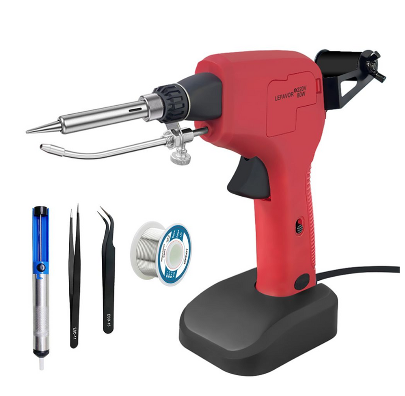 Handheld Internal Heating Soldering Iron Gun - Auto Tin Feed