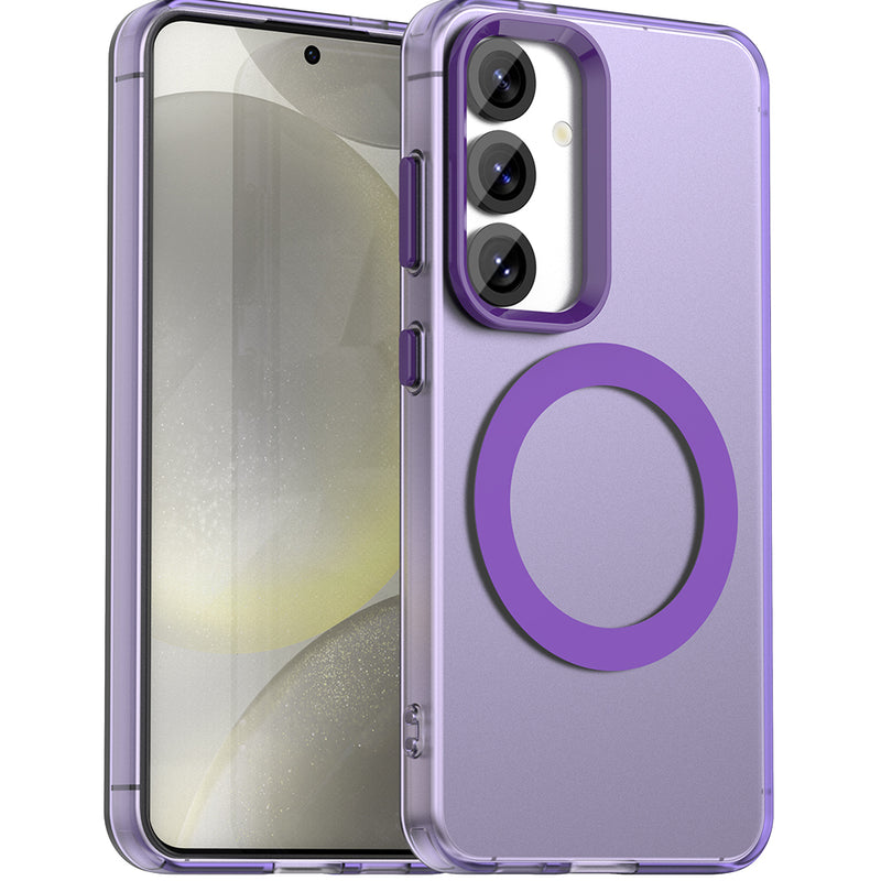 Phone Case for Samsung Galaxy S24 FE, Compatible with Magsafe, Shockproof Magnetic Case Cover