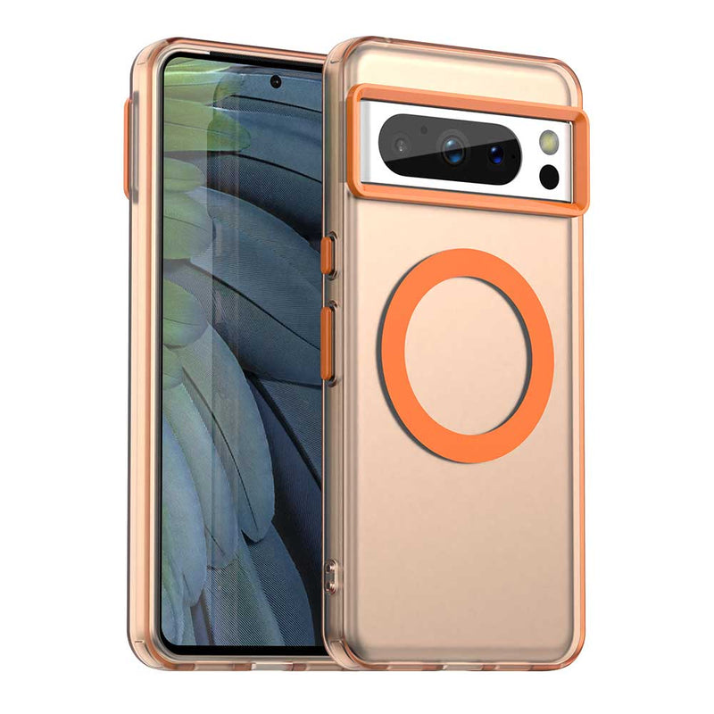 Phone Case for Google Pixel 8 Pro, Compatible with Magsafe, Shockproof Magnetic Case Cover