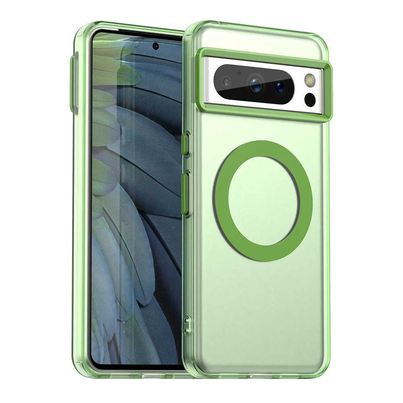 Phone Case for Google Pixel 8 Pro, Compatible with Magsafe, Shockproof Magnetic Case Cover
