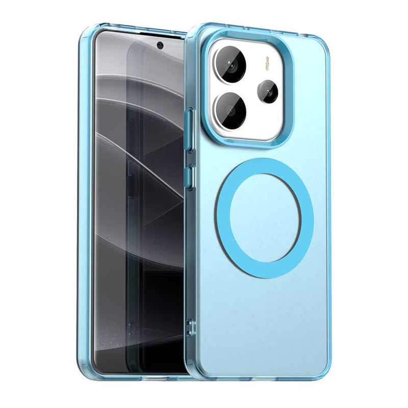 Phone Case for Xiaomi Redmi Note 14 4G, Compatible with Magsafe, Shockproof Magnetic Case Cover