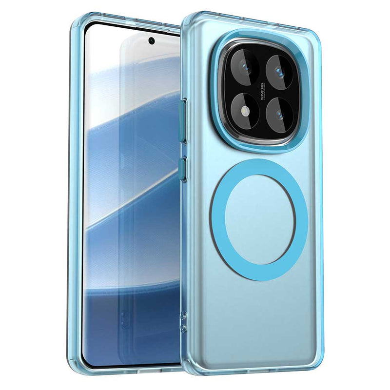 Phone Case for Xiaomi Redmi Note 14 Pro 4G, Compatible with Magsafe, Shockproof Magnetic Case Cover