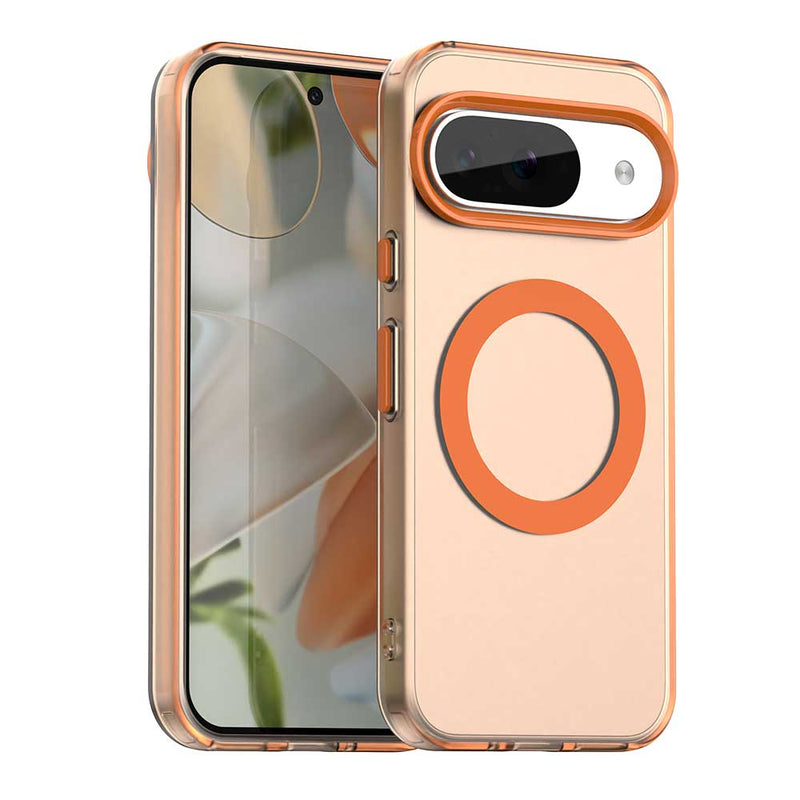 Phone Case for Google Pixel 9, Compatible with Magsafe, Shockproof Magnetic Case Cover
