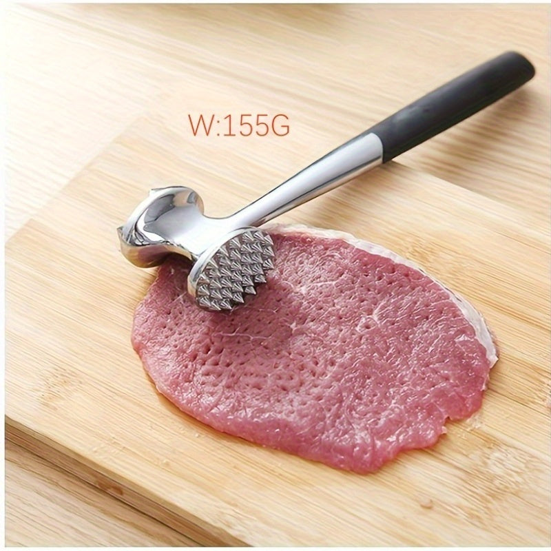 Double-Sided Meat Mallet – Zinc Alloy Tenderizer for Steaks & Schnitzel