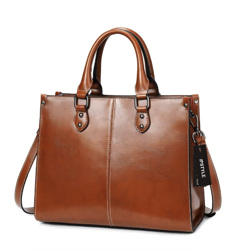 Women's Handbags Genuine Leather Lady Cowboy Shoulder Tote Bag