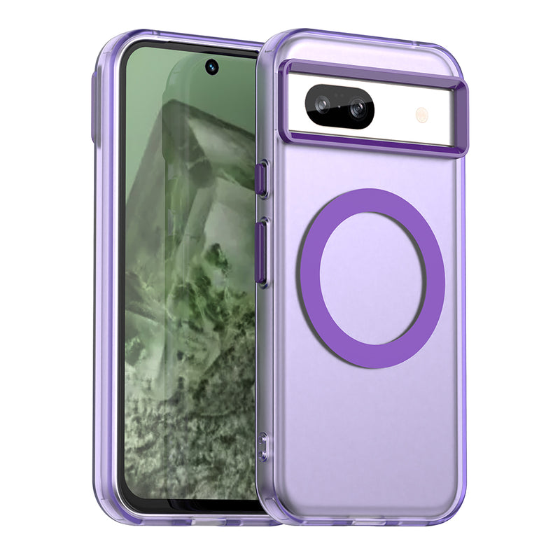 Phone Case for Google Pixel 8A, Compatible with Magsafe, Shockproof Magnetic Case Cover