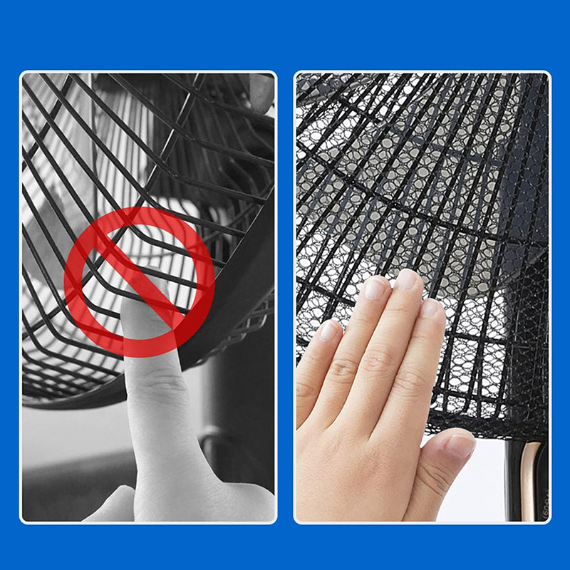 5Piece Washable Fan Safety Covers, Finger Protection Dust Nets For Home Fans