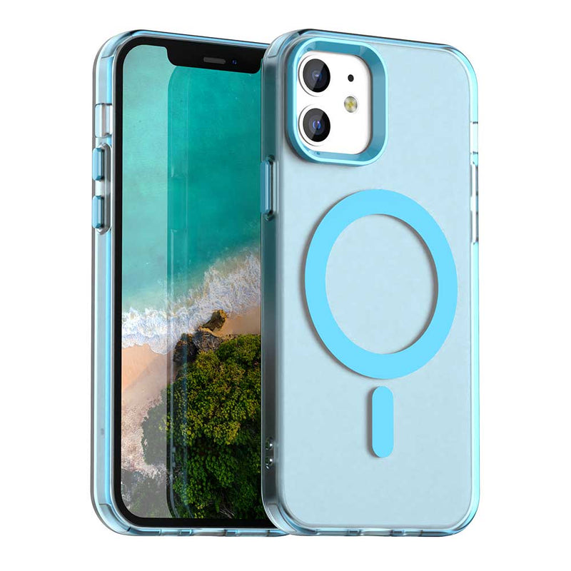 Phone Case for iPhone 12, Compatible with Magsafe, Shockproof Magnetic Case Cover
