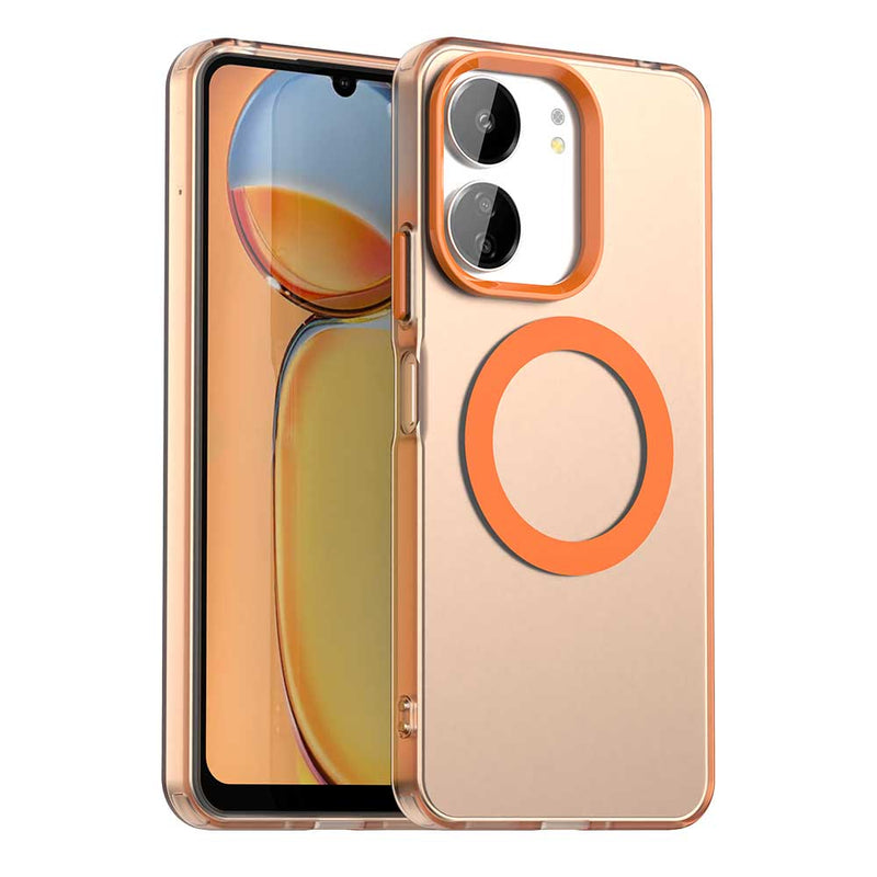 Phone Case for Xiaomi Poco M6, Compatible with Magsafe, Shockproof Magnetic Case Cover