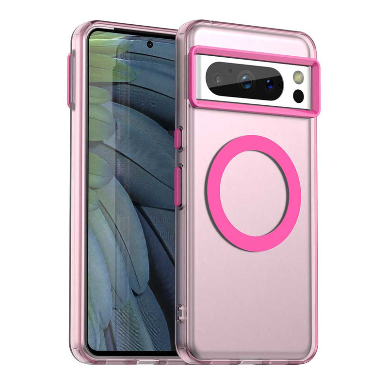 Phone Case for Google Pixel 8 Pro, Compatible with Magsafe, Shockproof Magnetic Case Cover