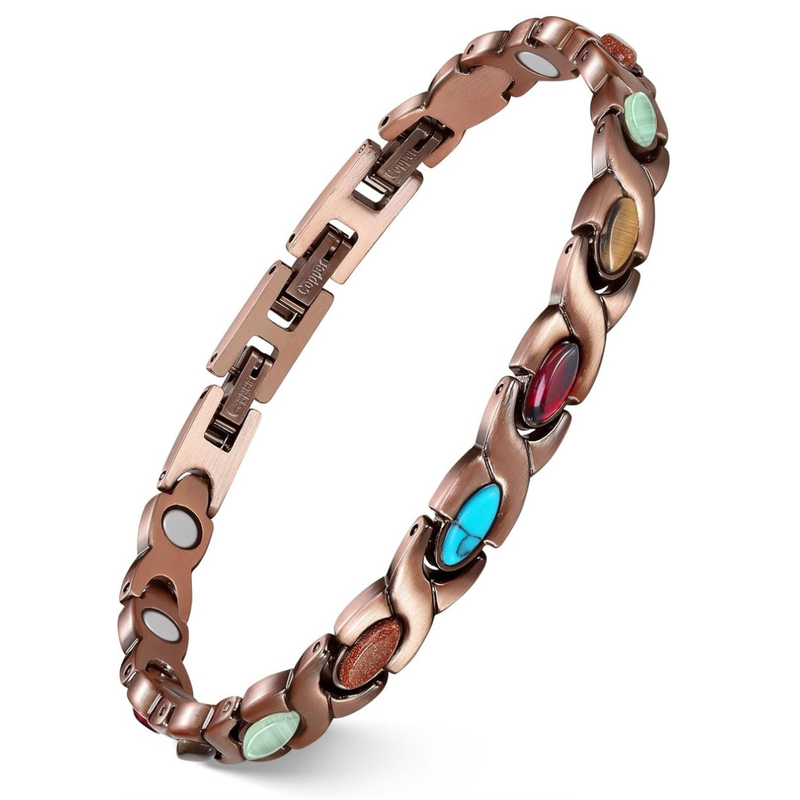 Pure Copper Health Bracelets for Woman, Ultra Strength Magnetic Bracelet