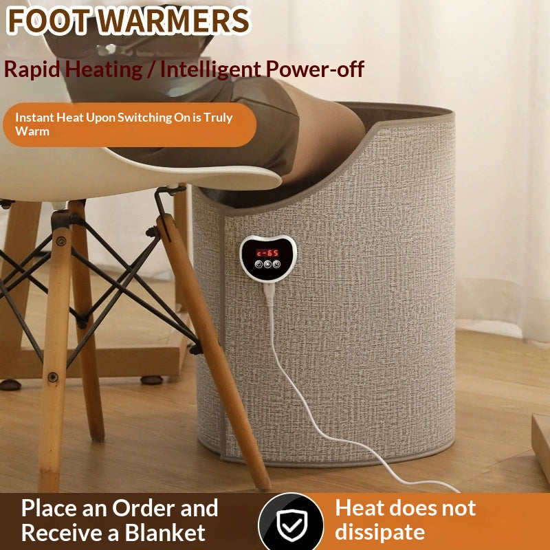 IPSTYLE Silent Foldable Leg Warmer Pro - Under Desk Electric Foot Heater