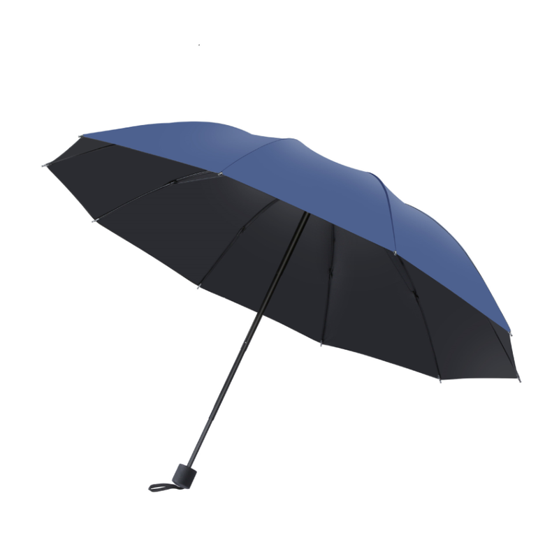 Oversized Folding Umbrella Windproof and Waterproof Large Sun Rain - 130CM