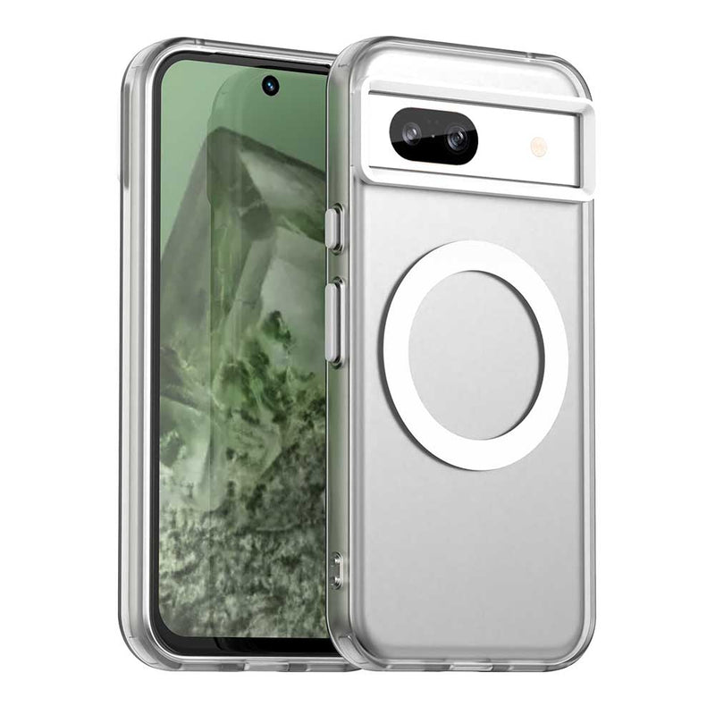 Phone Case for Google Pixel 8A, Compatible with Magsafe, Shockproof Magnetic Case Cover