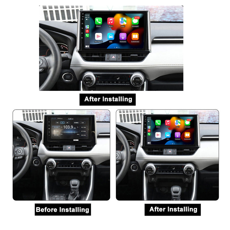 RoverOne Car Stereo Radio Bluetooth CarPlay GPS Navigation for Toyota RAV4 5 XA50 2018 - 2023