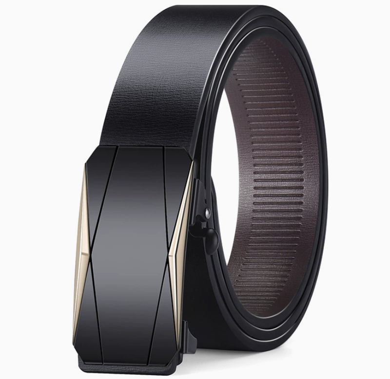 Men's Toothless Inner Belt Automatic Buckle Belt Unique Young Man's Belt