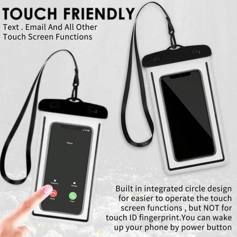 Universal Waterproof Phone Pouch – Fits Phones Up to 7.0"