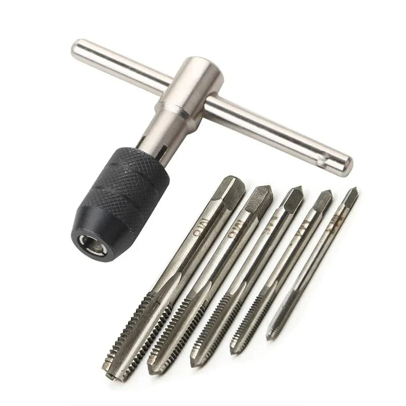 Tap Holder Wrench T-Handle Professional Hand Tapping Tools Machinist Repair