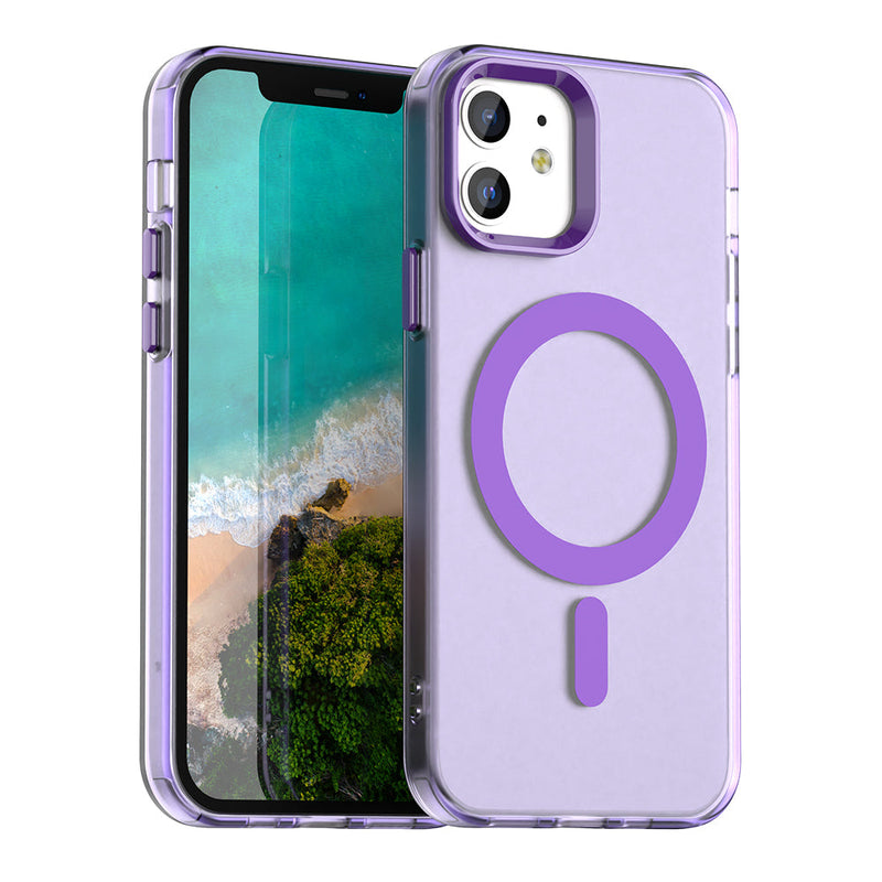 Phone Case for iPhone 12, Compatible with Magsafe, Shockproof Magnetic Case Cover
