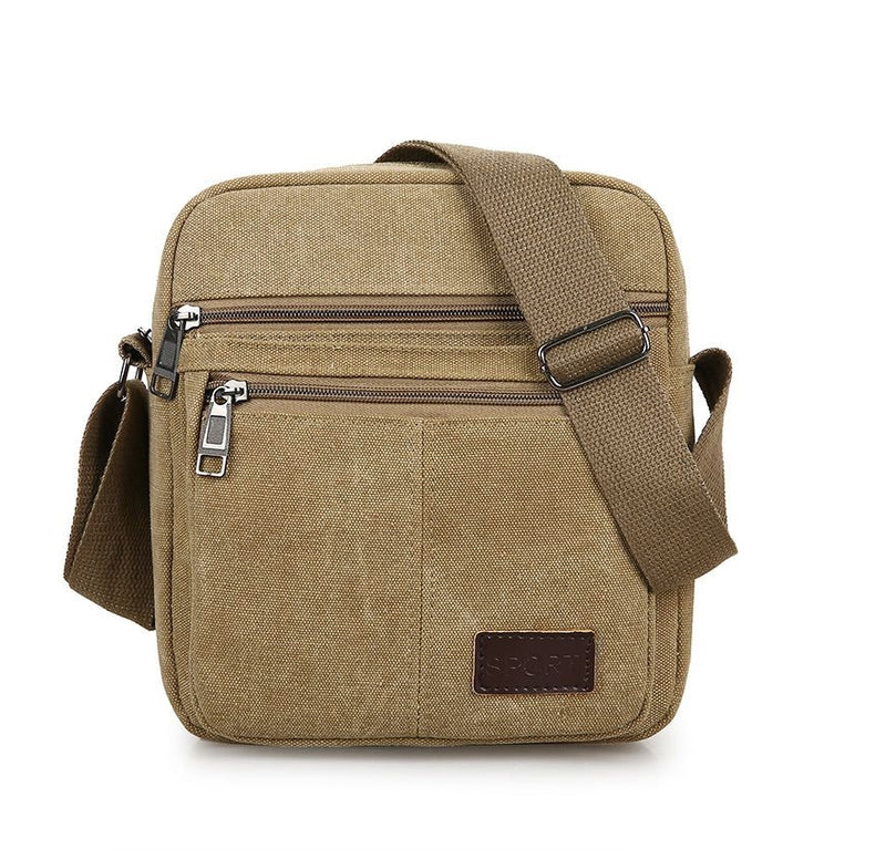 Canvas Shoulder Bag Casual Bag Sling Small Waterproof Business Handbag