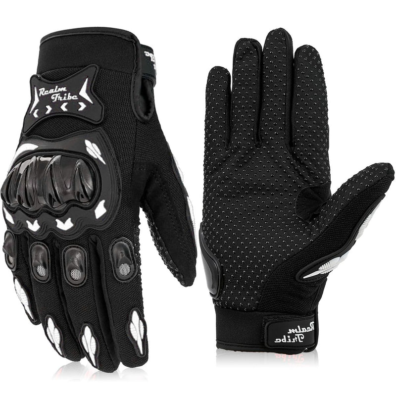 Motorcycle Gloves Riding Gloves for Bike Motocross Racing Anti-slip Full Finger Motorbike Golves Bike Racing Gloves for ATV Off Road Mountain Bike Outdoor Cycling