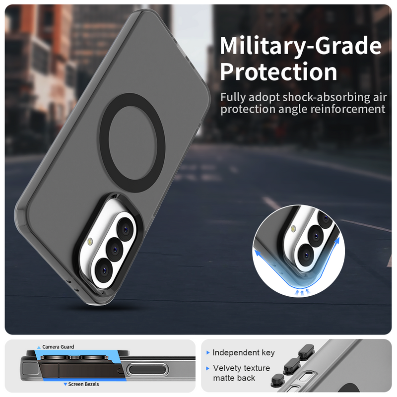 Phone Case for Samsung Galaxy A37, Compatible with Magsafe,Shockproof Magnetic Case Cover