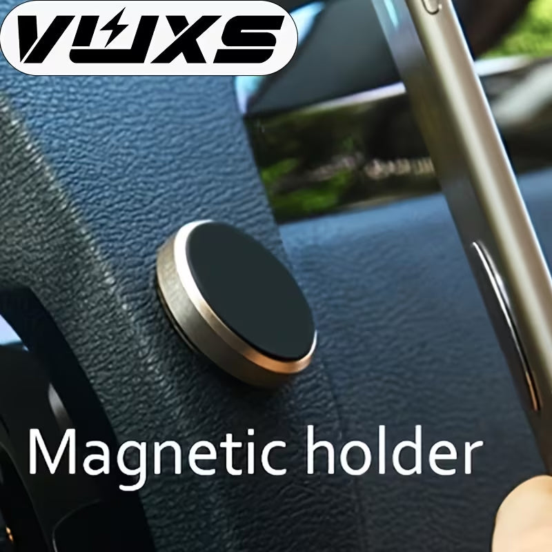 4Piece Aluminum Alloy Magnetic Phone Holders, Car Mount Stick-On Brackets for Navigation